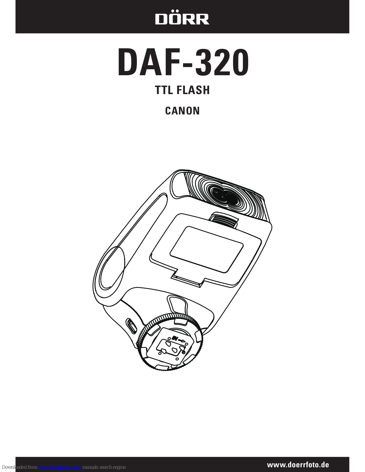 Dorr DAF-320 Instructions Manual - ManualMachine.com