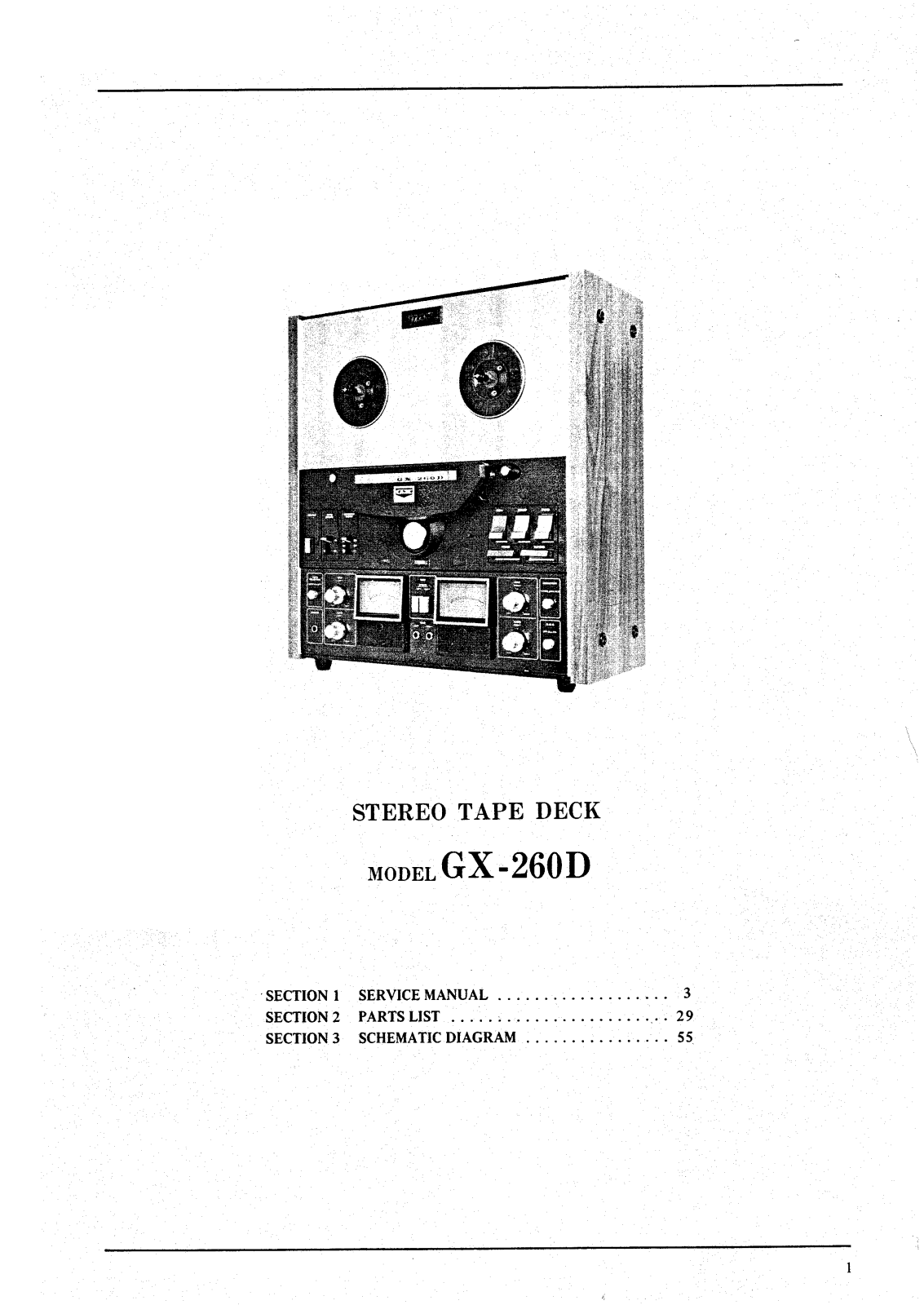 Akai GX-260-D Service manual