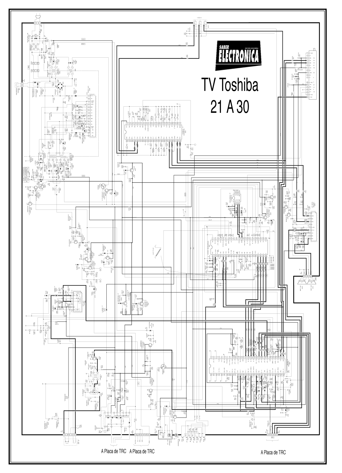 TOSHIBA 21A30 Service Manual