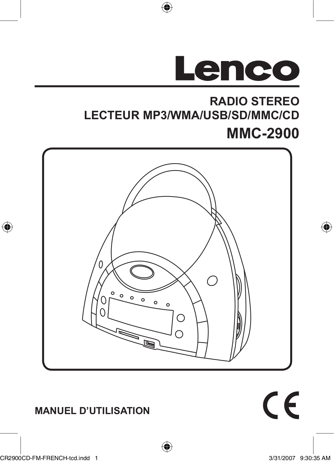 LENCO MMC-2900 User Manual