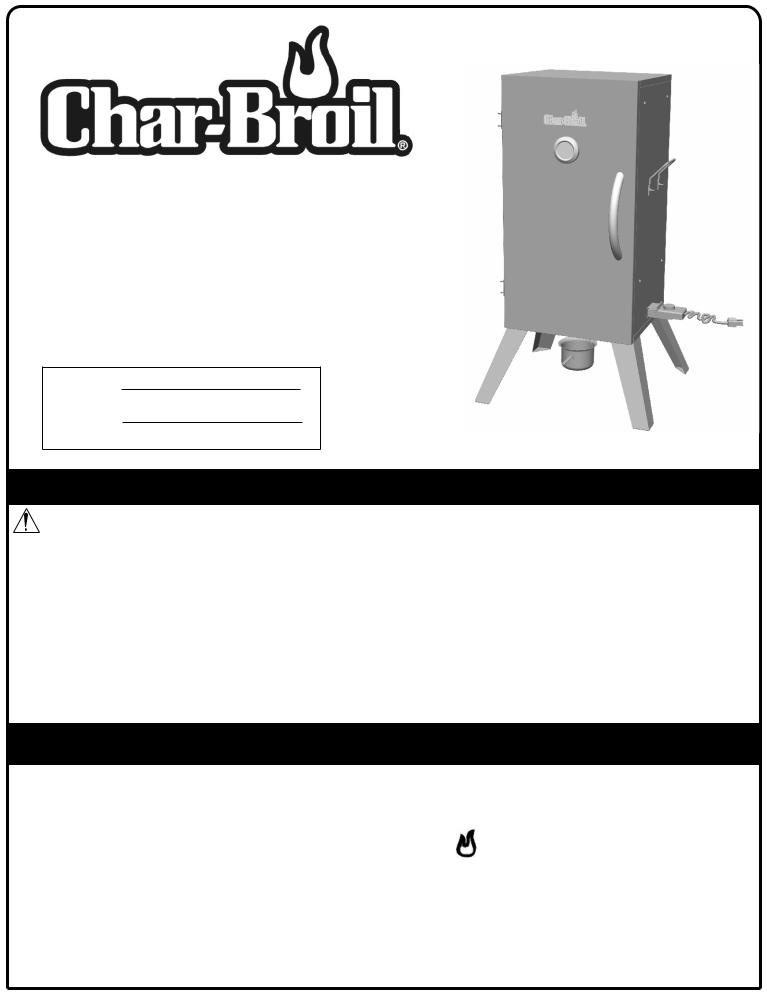 Char-Broil 11201677 User Manual