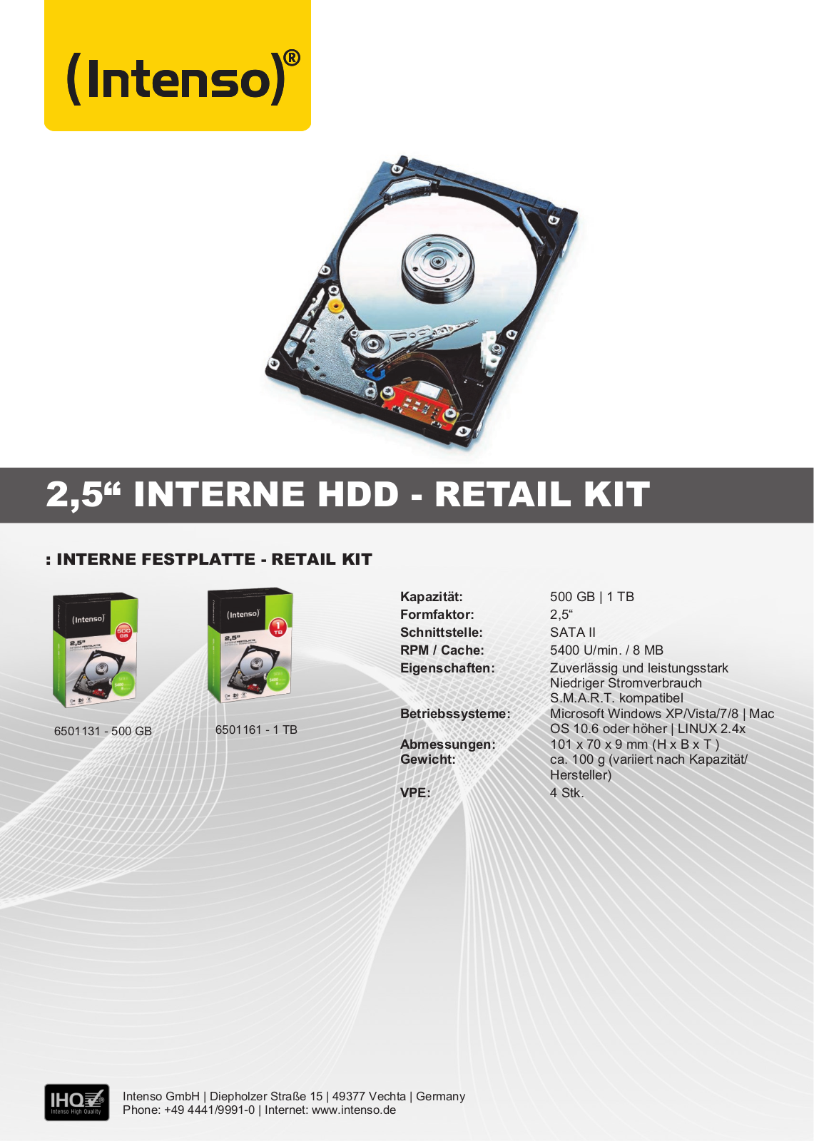 Intenso 6501161 User Manual