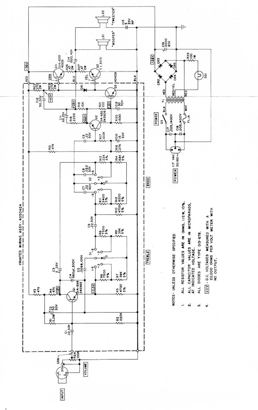 Ampex AA-620 Schematic