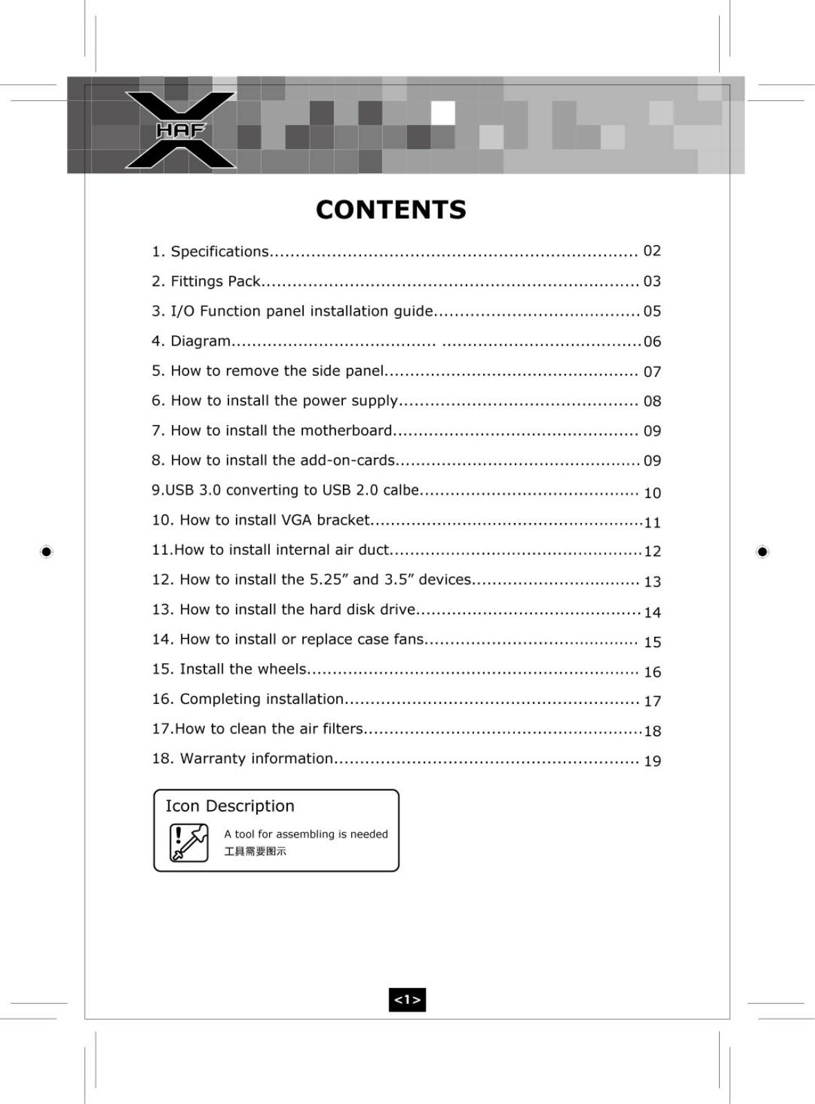 COOLER MASTER HAF X User Manual