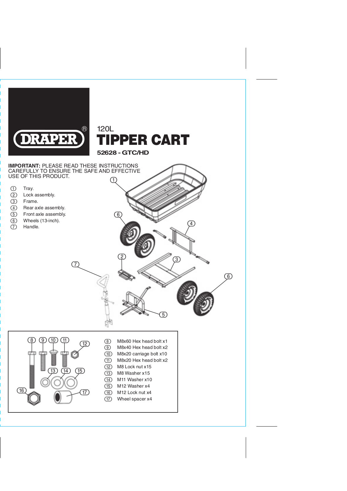 Draper GTC/HD User Manual - ManualMachine.com