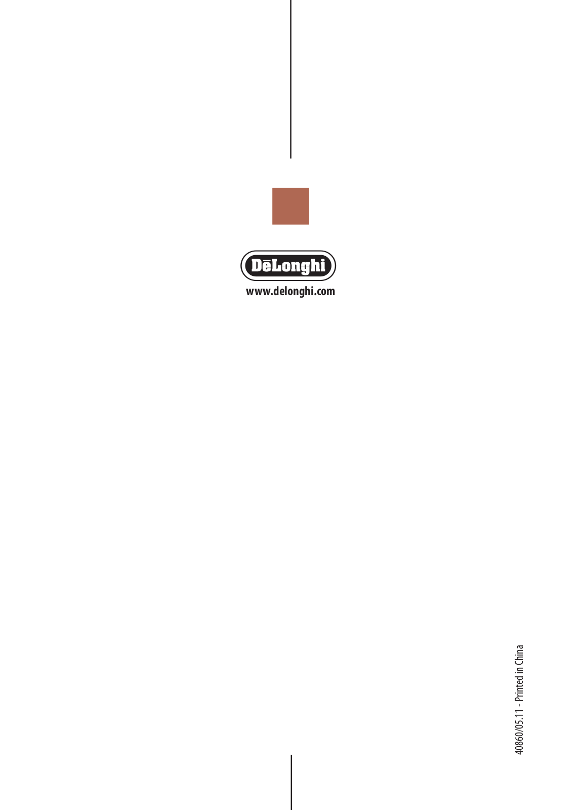 Delonghi DCM04 User Manual