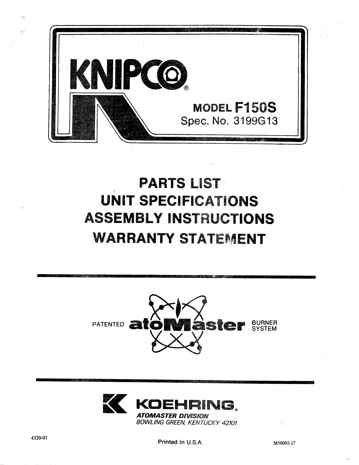 Desa Tech F150S Owner's Manual