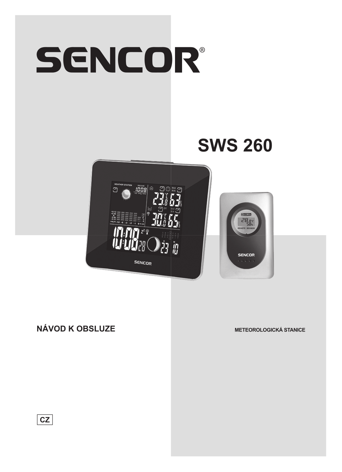 Sencor SWS 260 User Manual