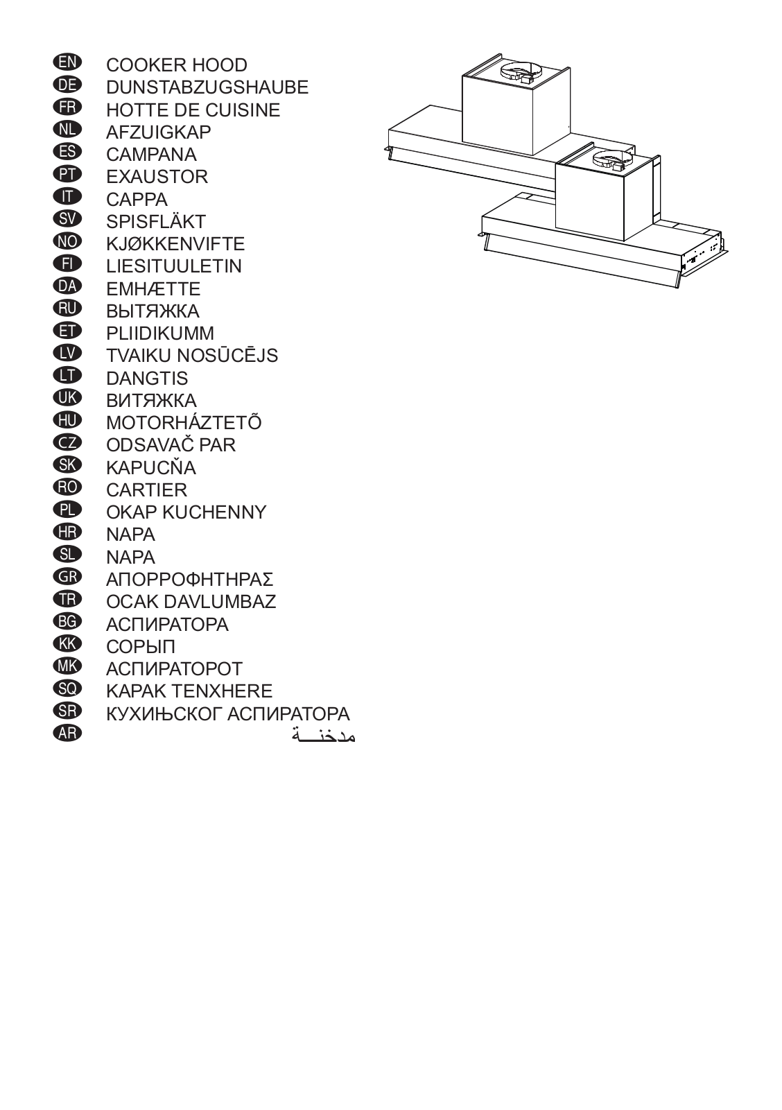 Faber IN-NOVA COMFORT X A120, IN-NOVA COMFORT X A60 User Manual