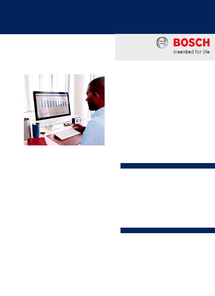 Bosch In-Store Analytics Operators  Manual