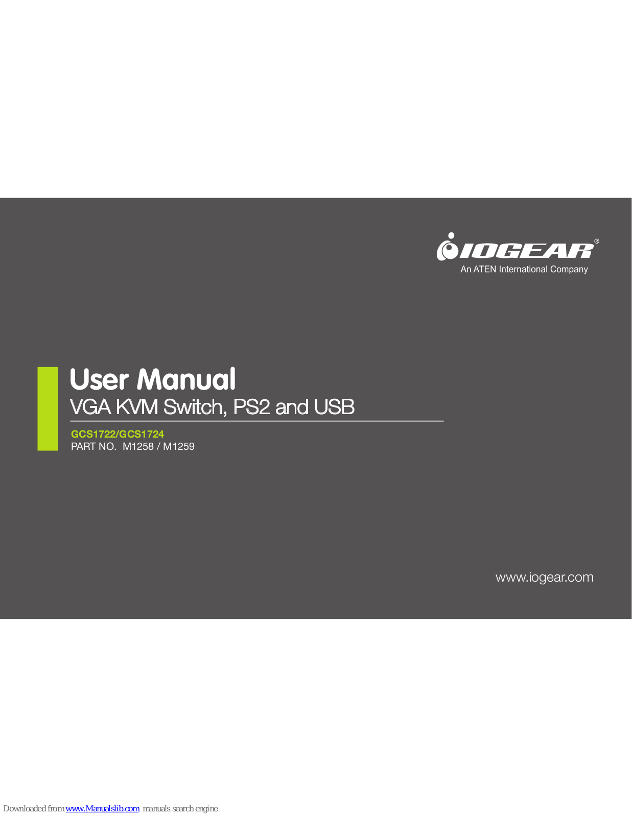 IOGear GCS1722, GCS1724 User Manual