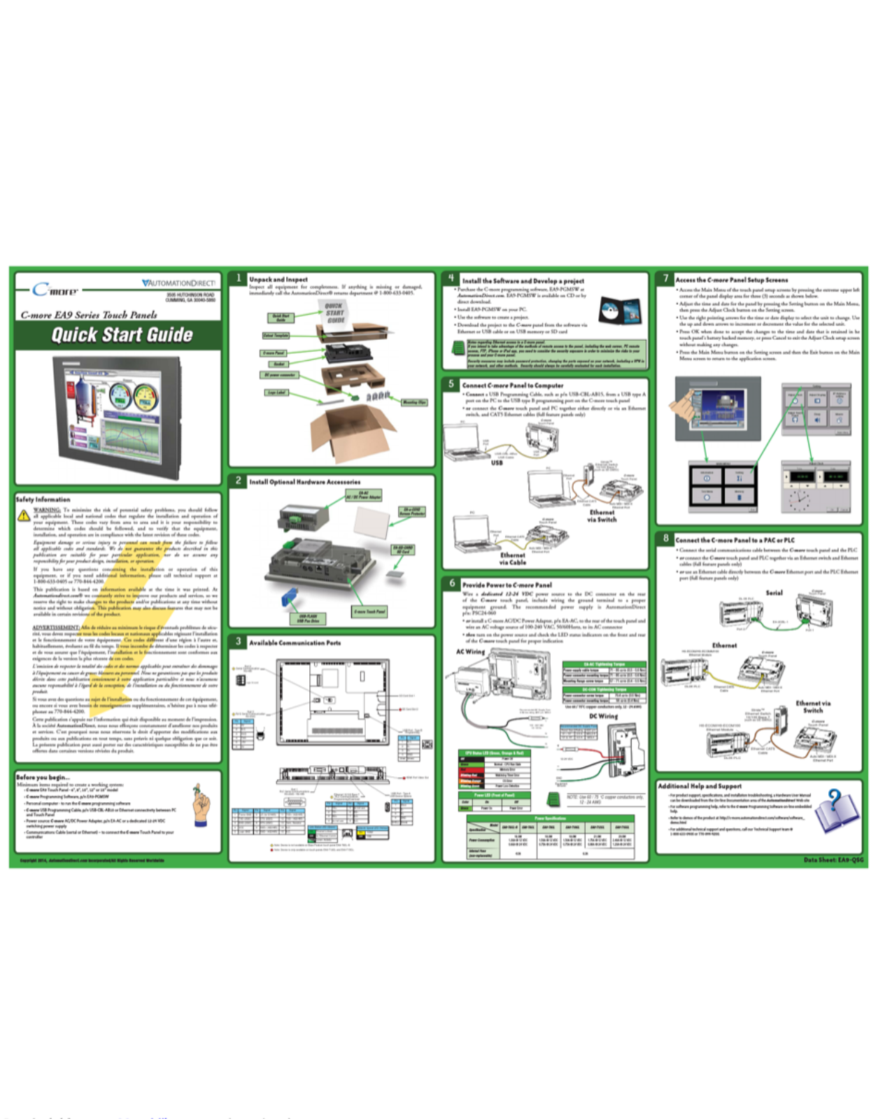 C-MORE EA9 Quick Start Guide