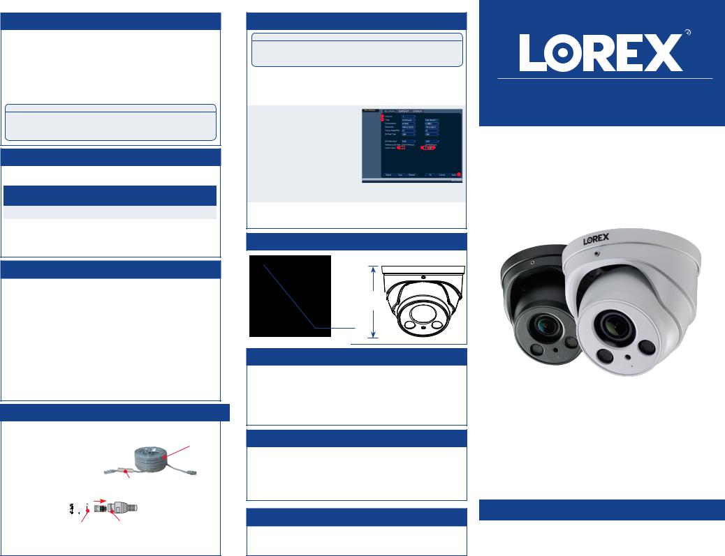 Lorex LNE8974A, LNE8964A User Manual