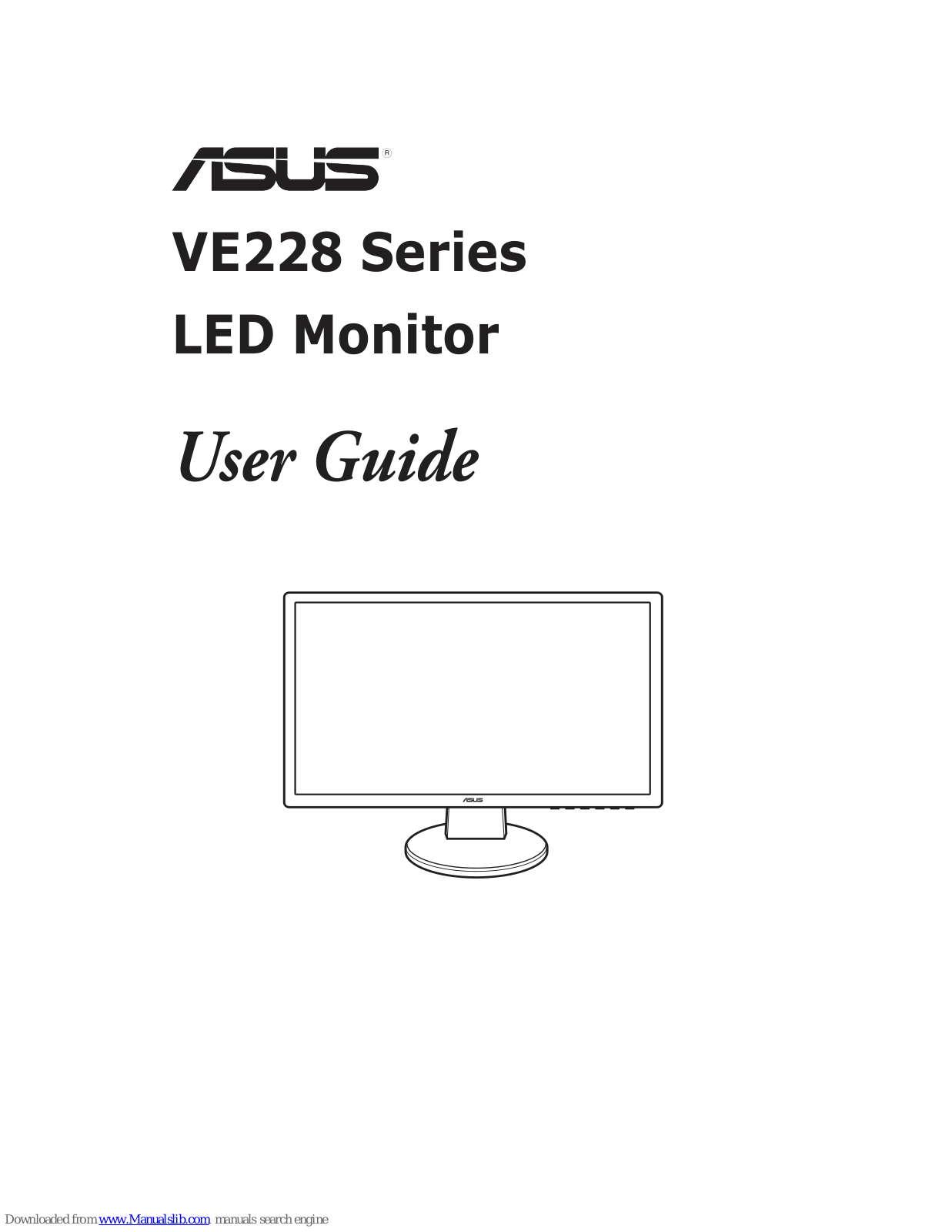 Asus VE228DE, VE228DR, VE228HR, VE228N, VE228S User Manual