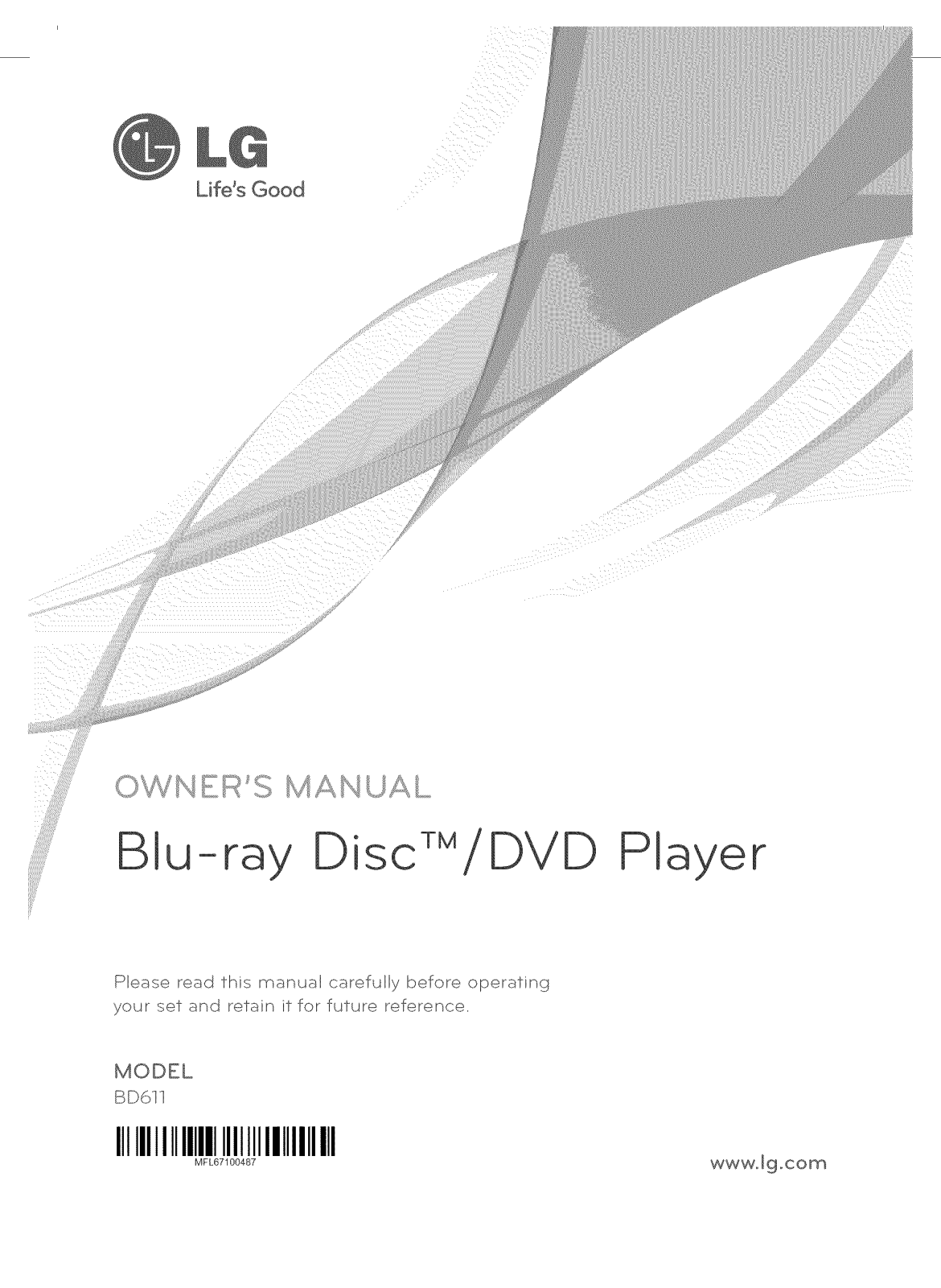 LG BD611 Owner’s Manual