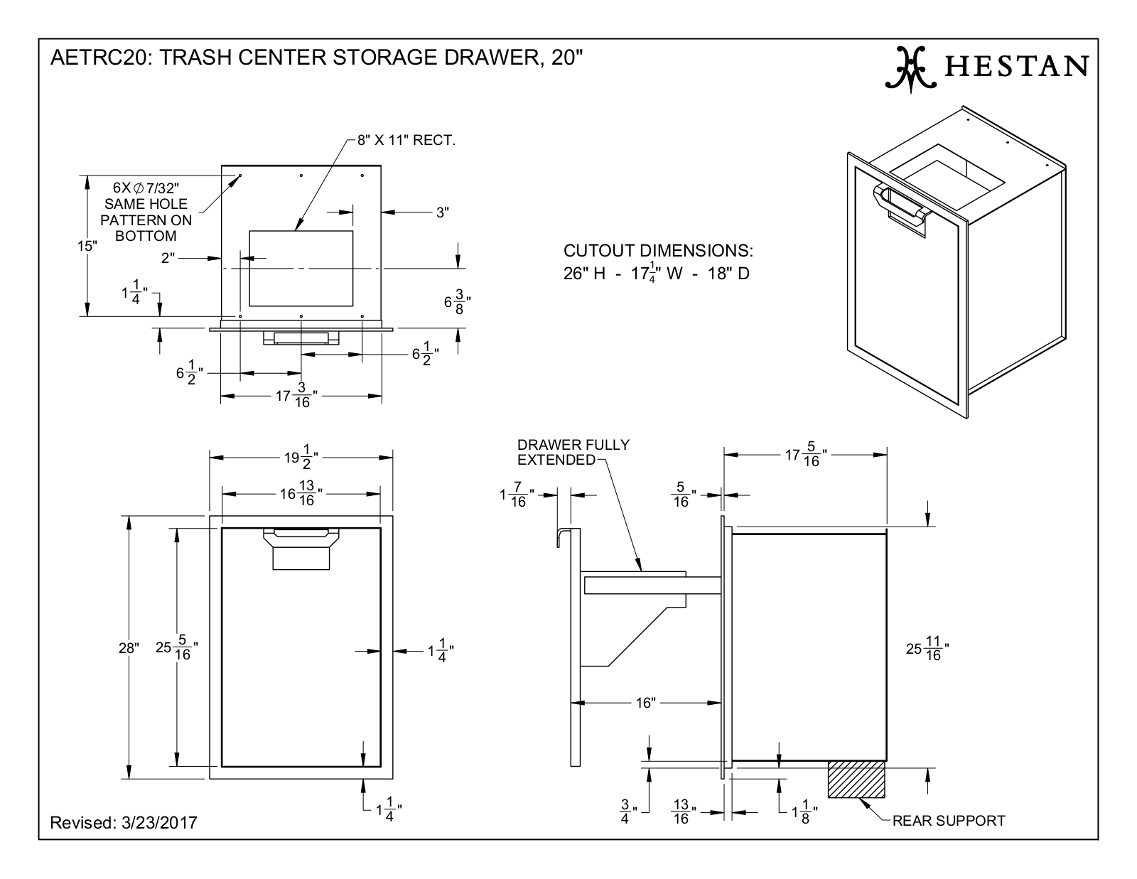 Hestan AETRC20RD User Manual