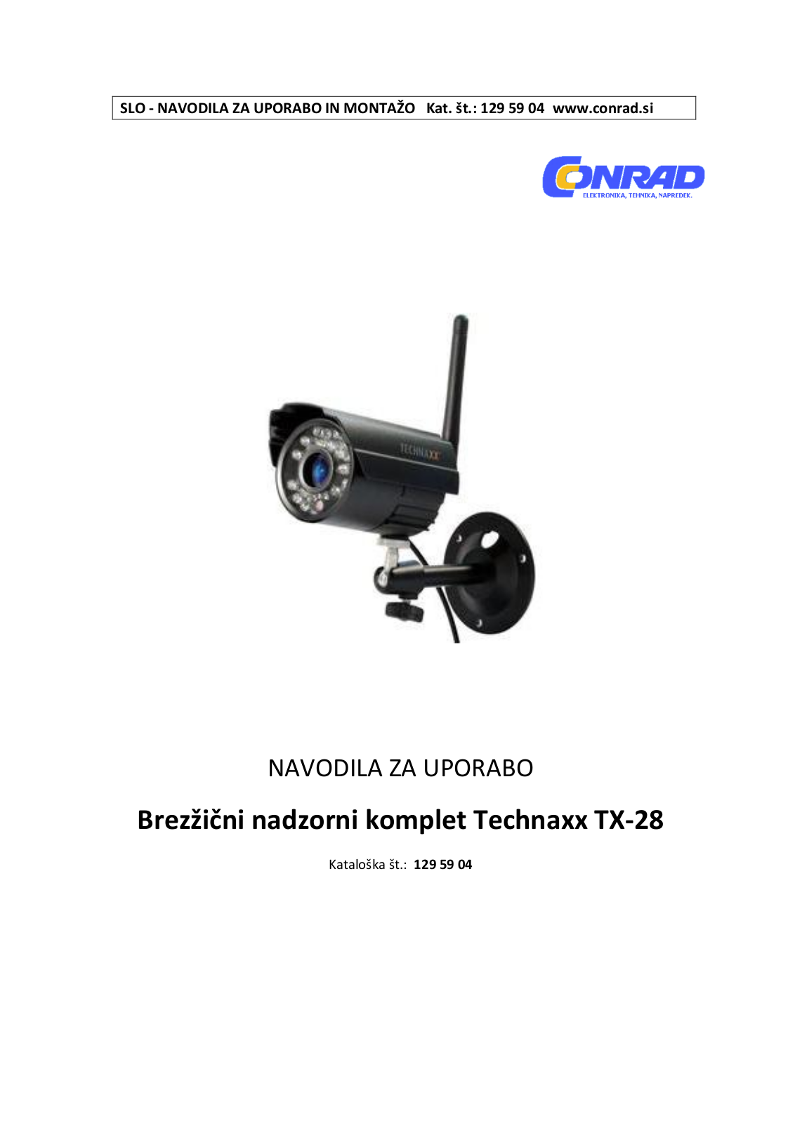 Technaxx TX‐28 User guide