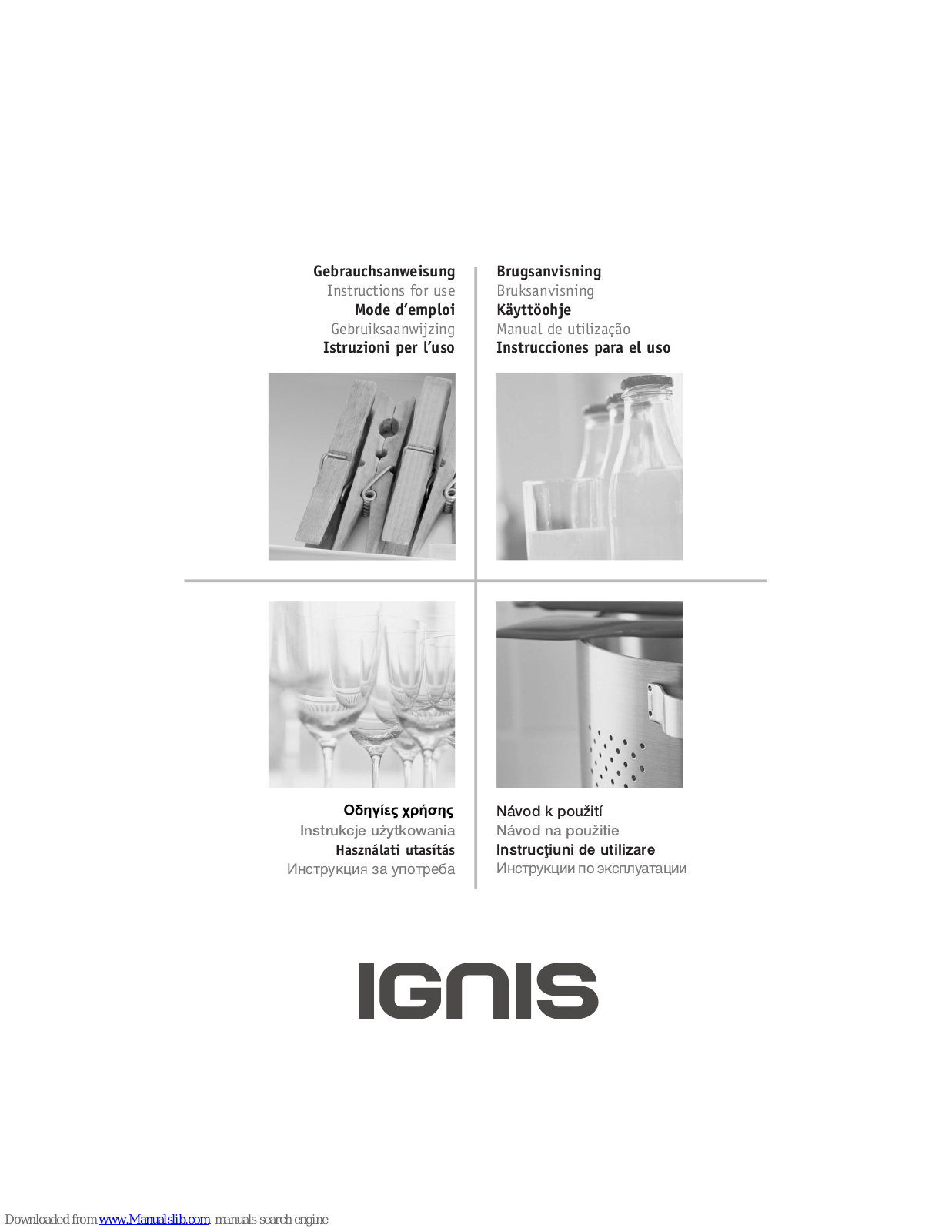 Ignis Dishwasher Istruzioni Per L'uso