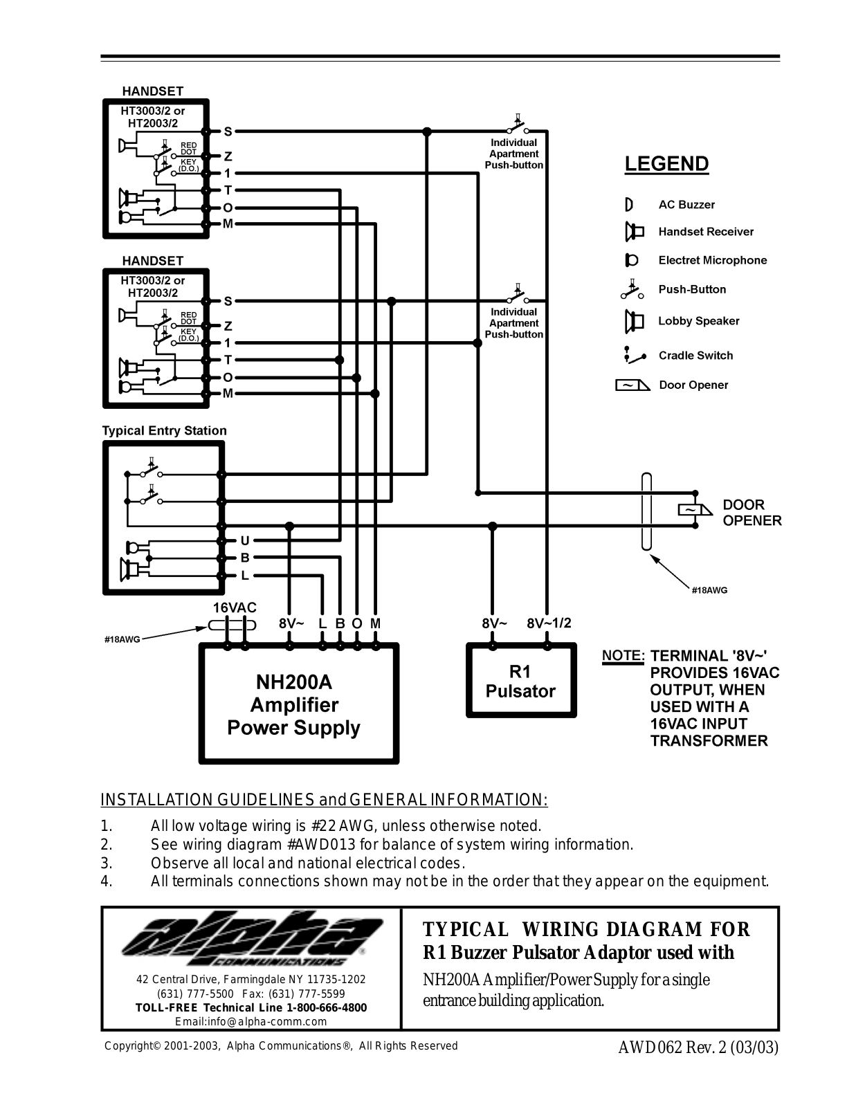 Alpha AL-R1 User Manual