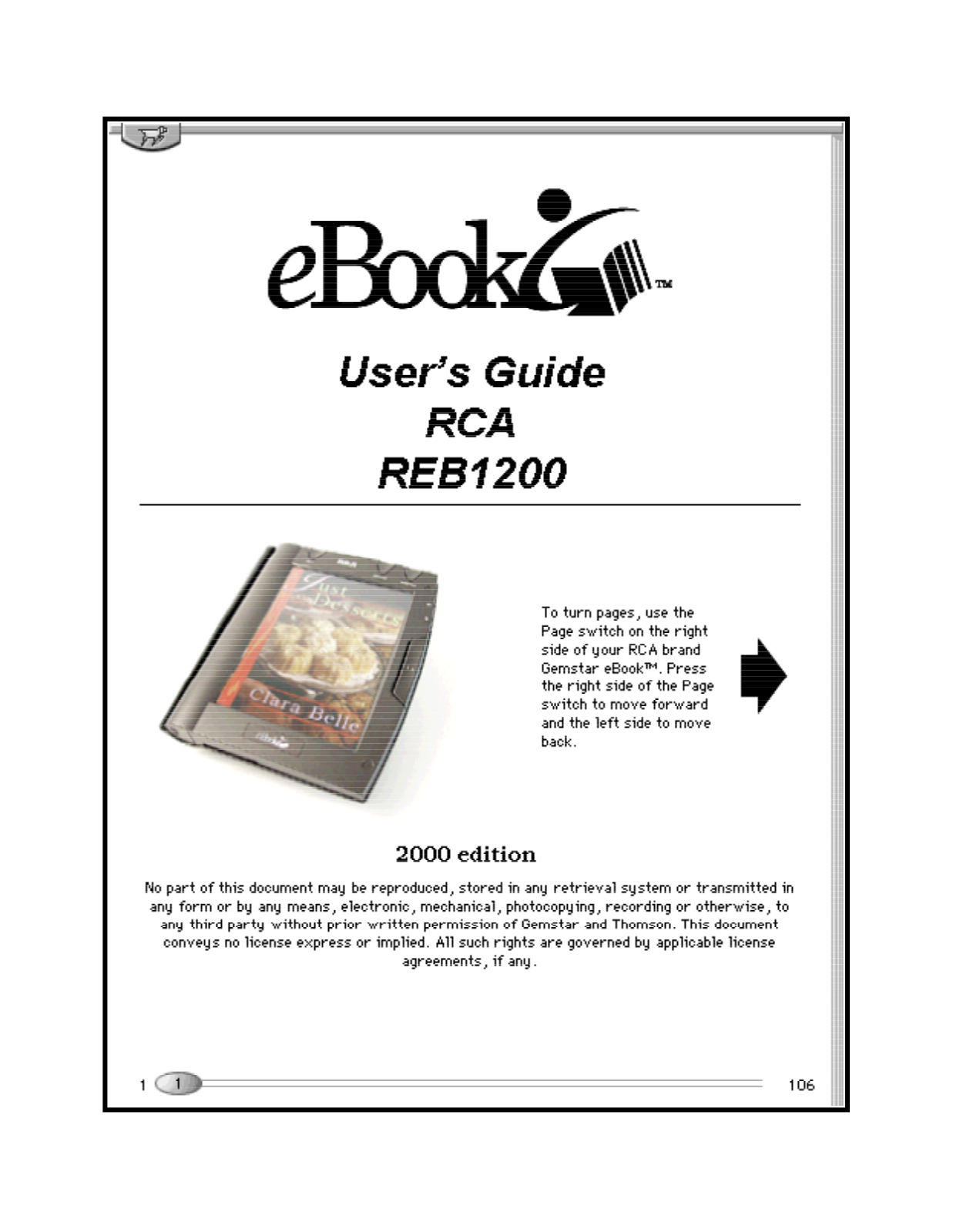 RCA REB1200 User guide