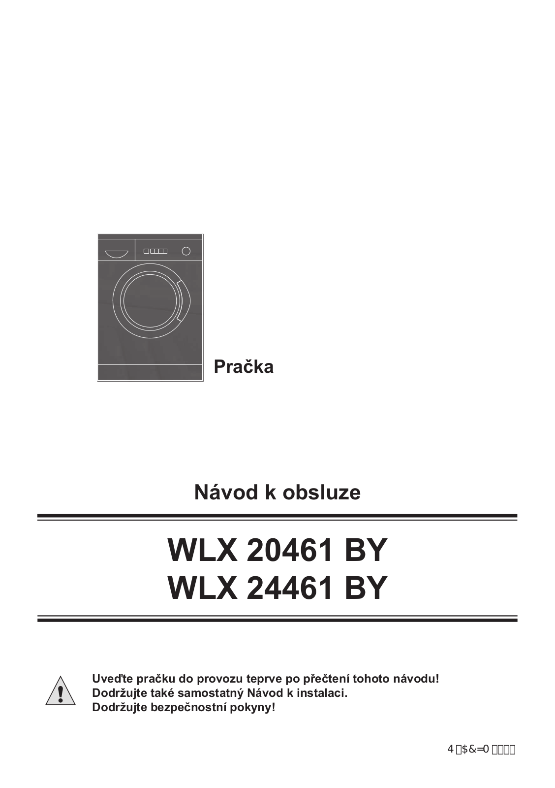 Bosch WLX 20461 BY User Manual