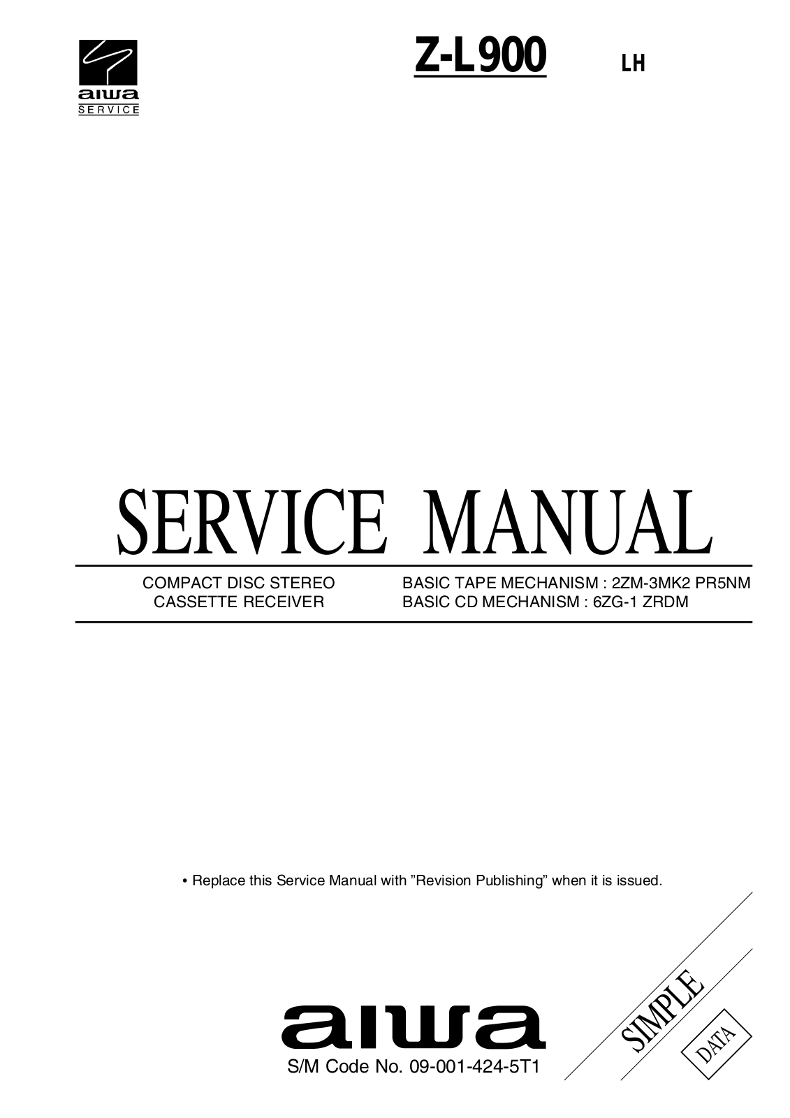 SONY 065145, 0686 01 Service Manual