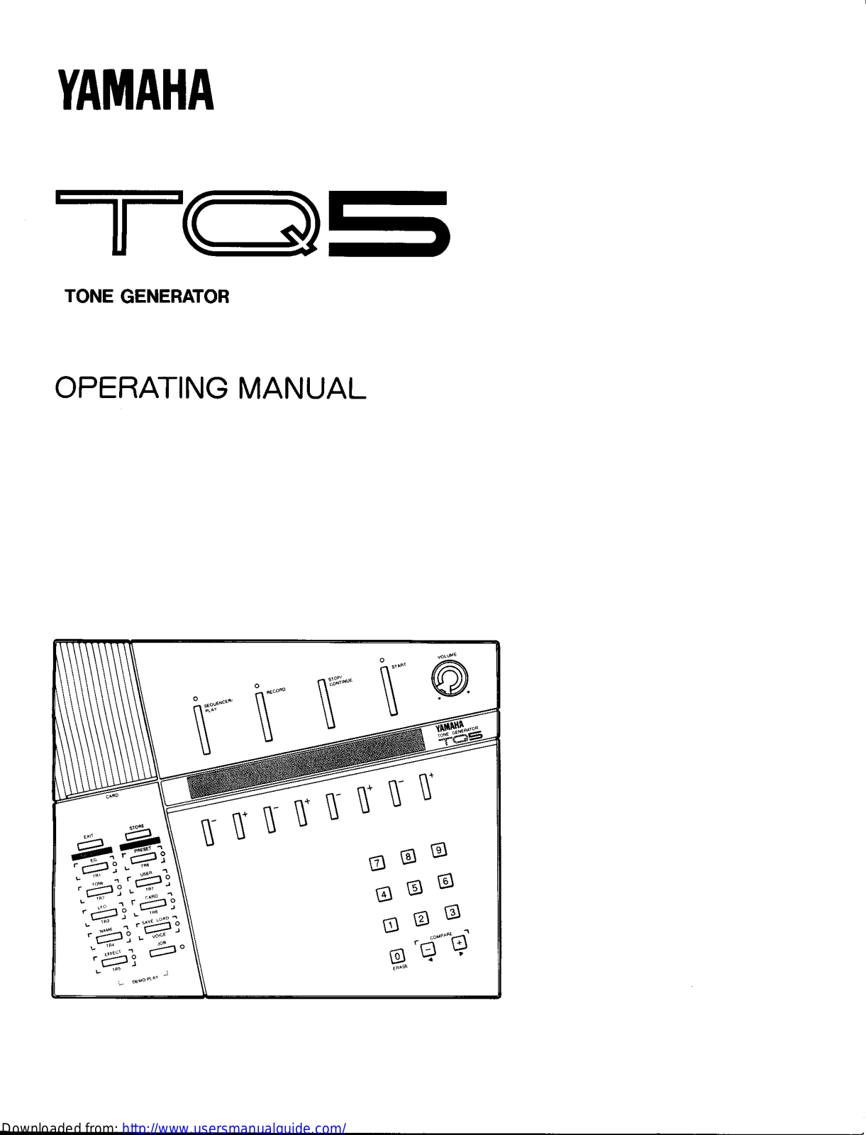 Yamaha Audio TQ5 User Manual