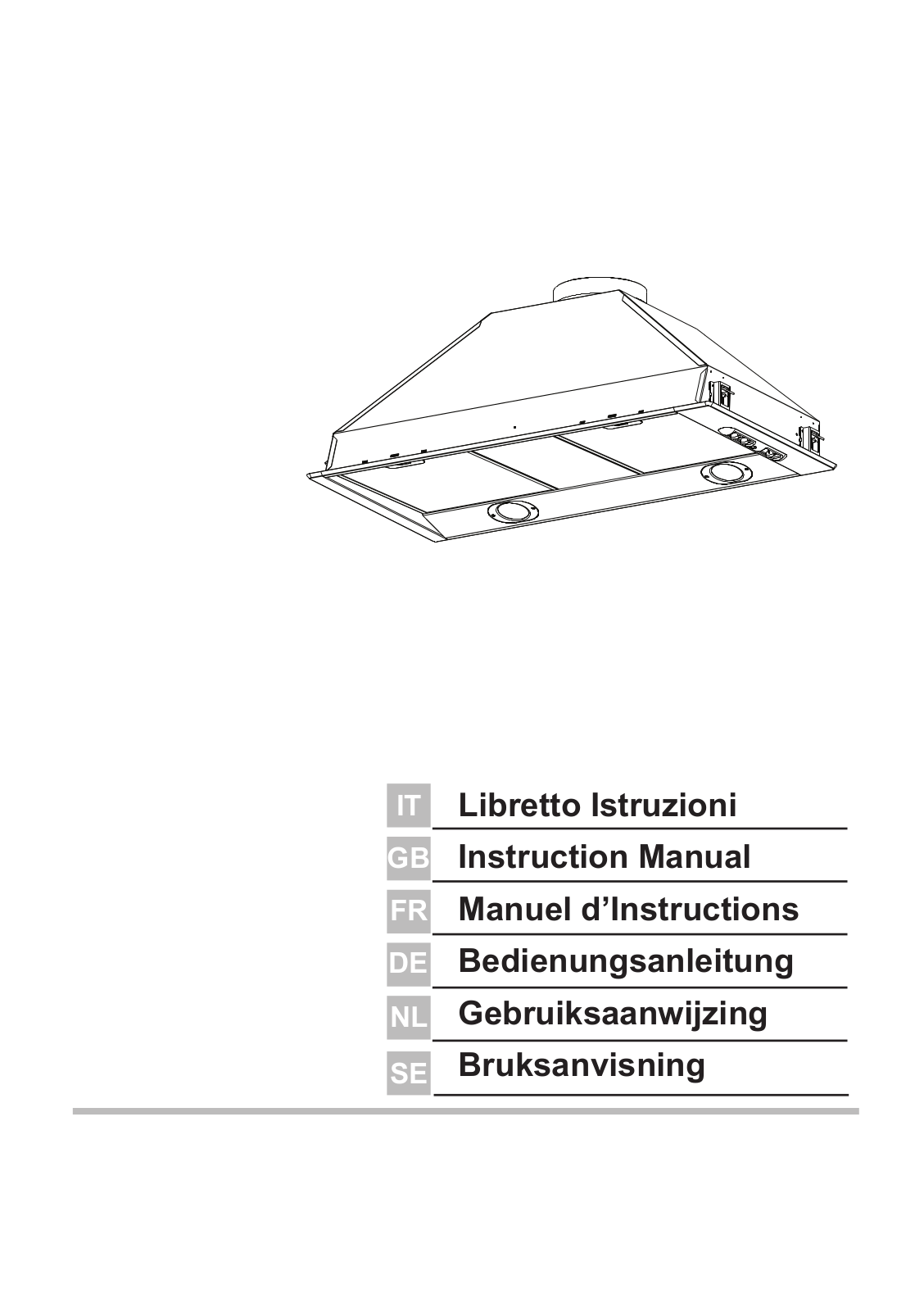 Rangemaster UNBHDS110CR Instruction manual