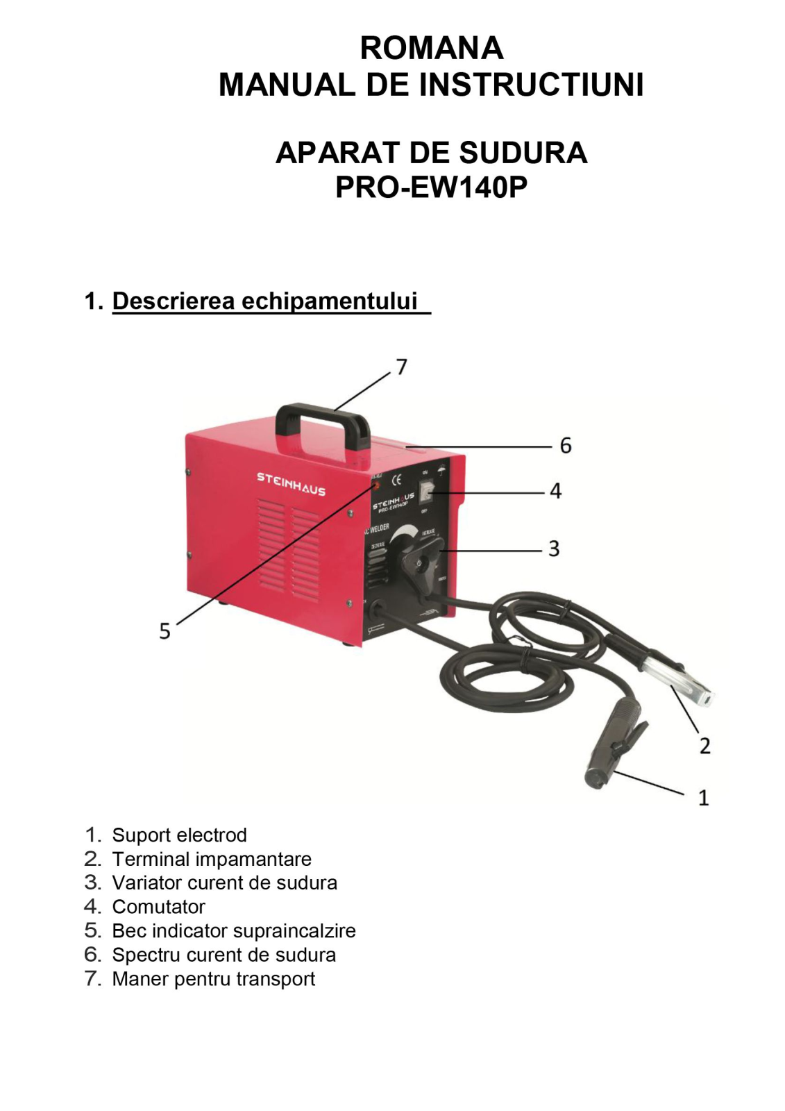 Steinhaus PRO-EW140P User guide - ManualMachine.com