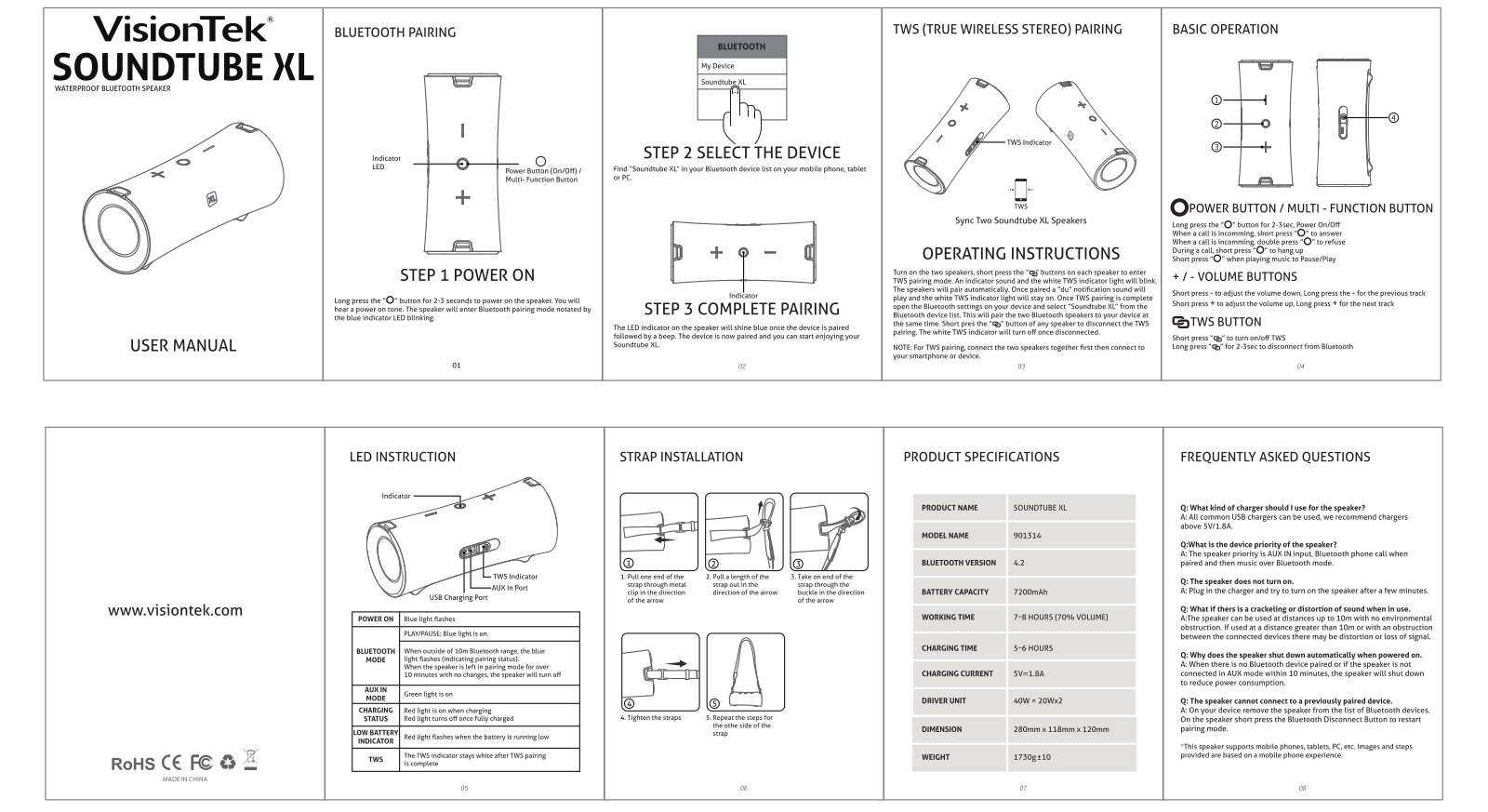 VisionTek Soundtube XL User Manual