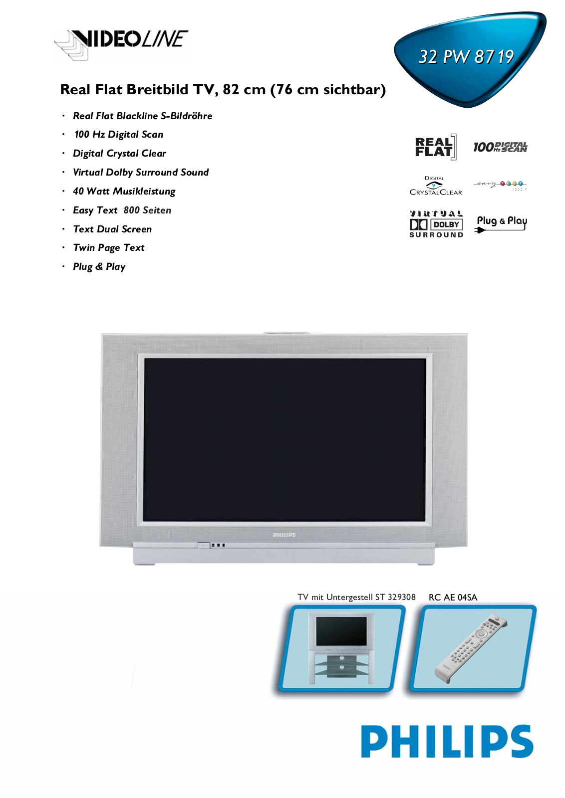 Philips 32PW8719 User Manual