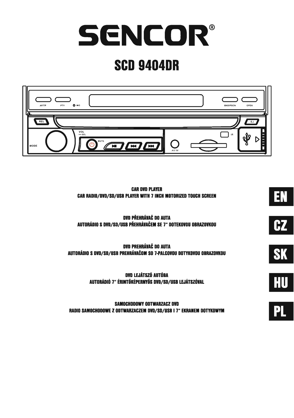 Sencor SCD 9404DR User Manual