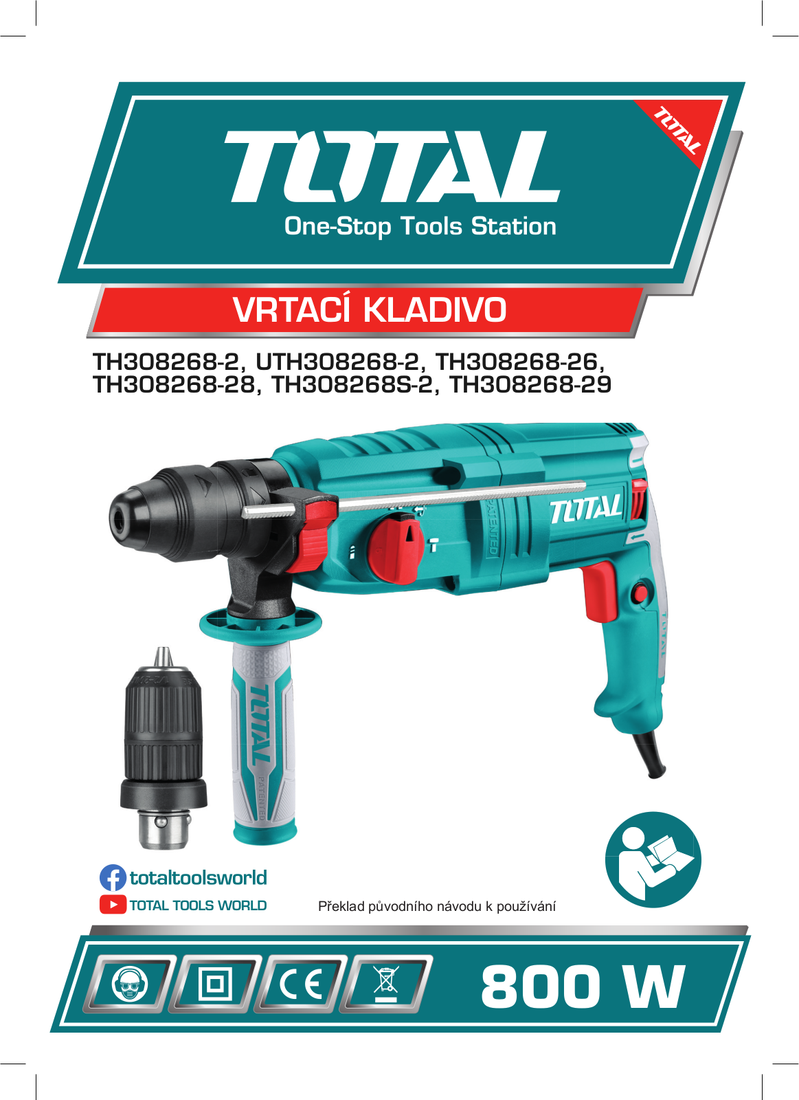 Total Tools TH308266-2 User Manual