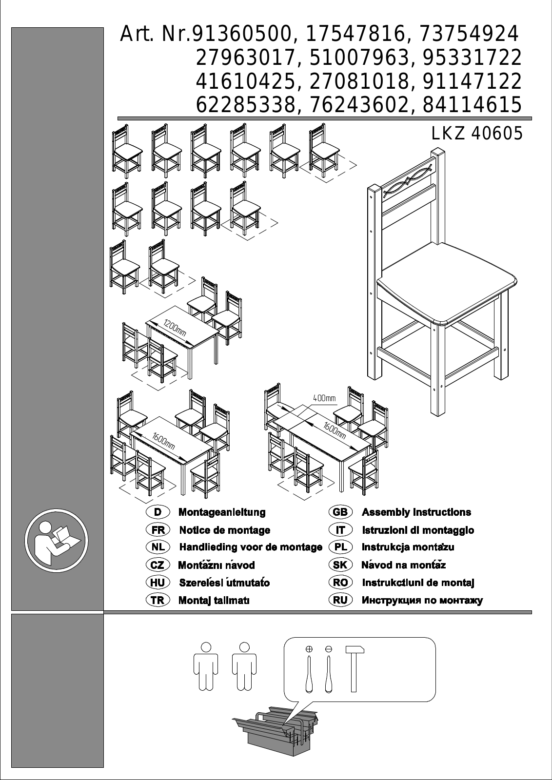 Home affaire Indra Assembly instructions