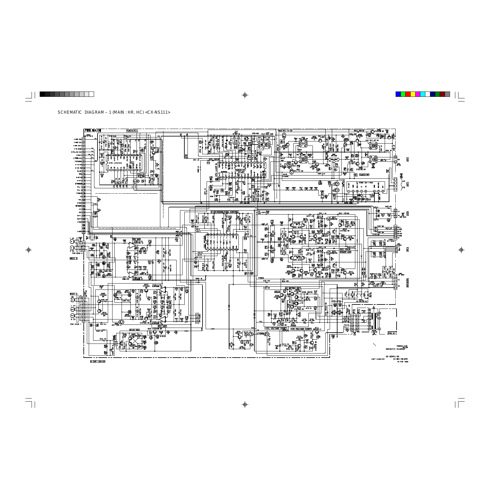 Aiwa NSXS-111 Schematic