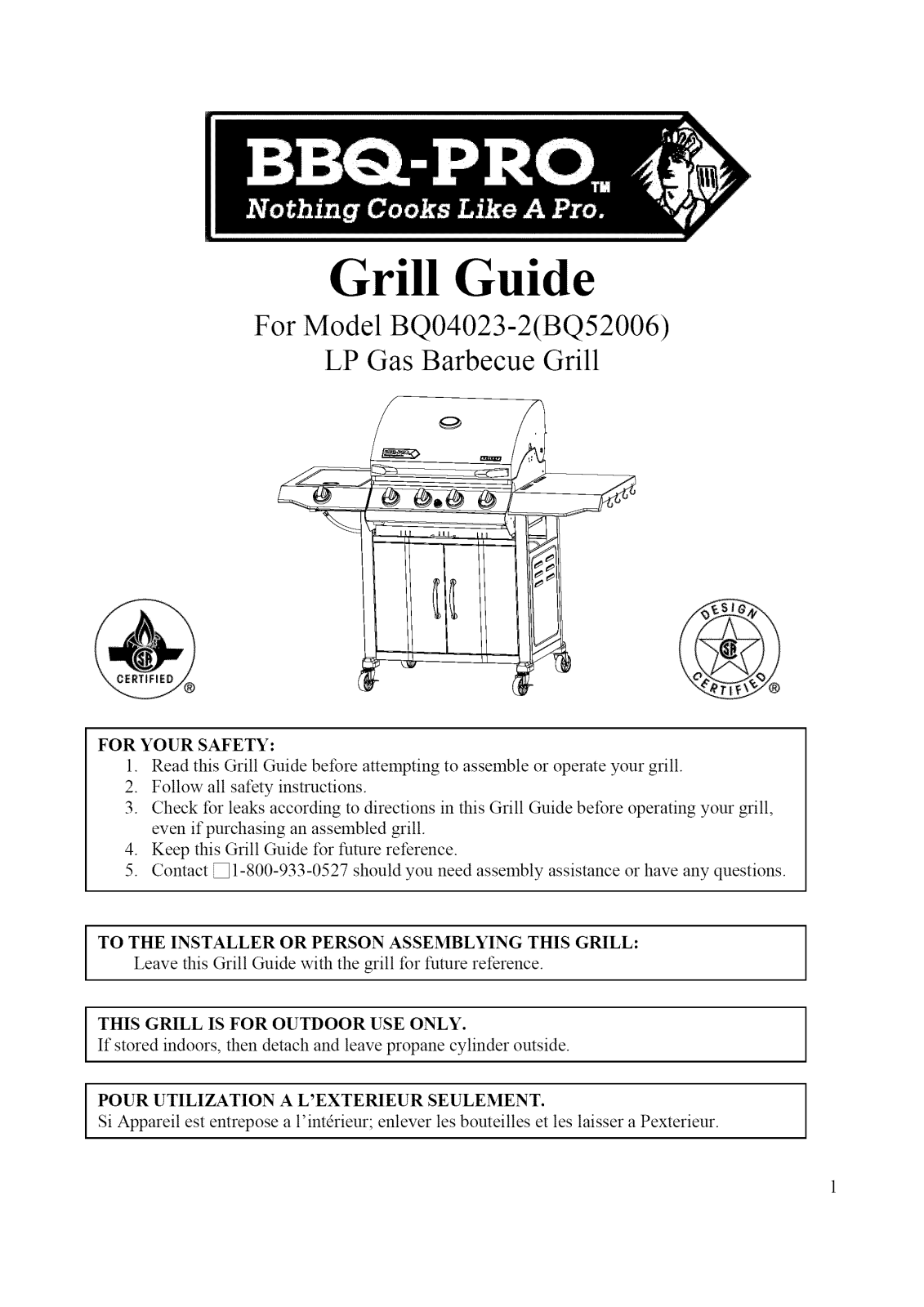 BBQ Pro BQ52006 User Manual - ManualMachine.com