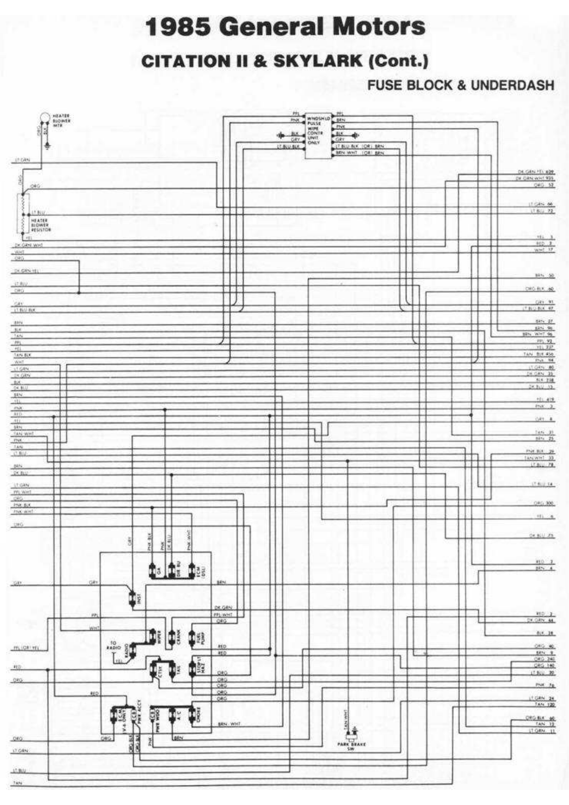 Citation DIAG85094 Diagram