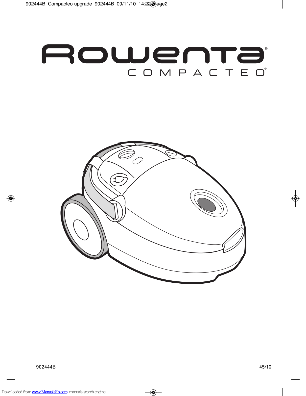 Rowenta COMPACTEO UPGRADE Instructions Manual