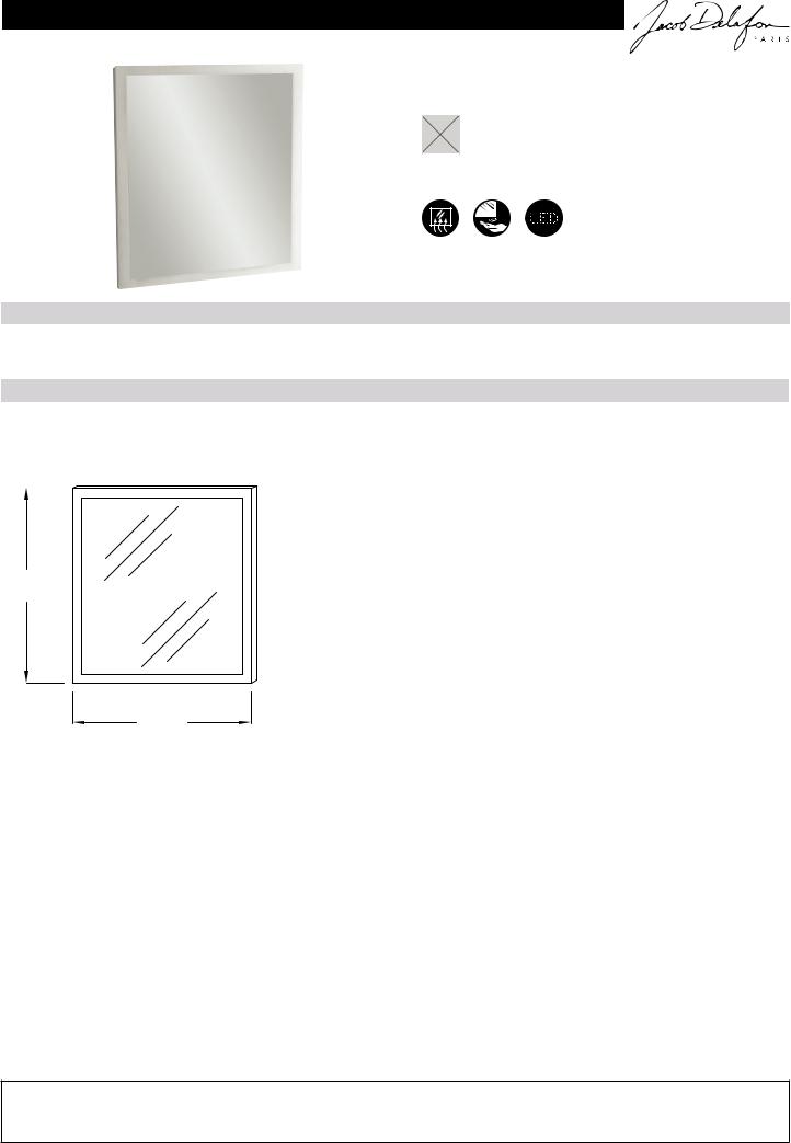 Jacob Delafon EB1440-NF Datasheet