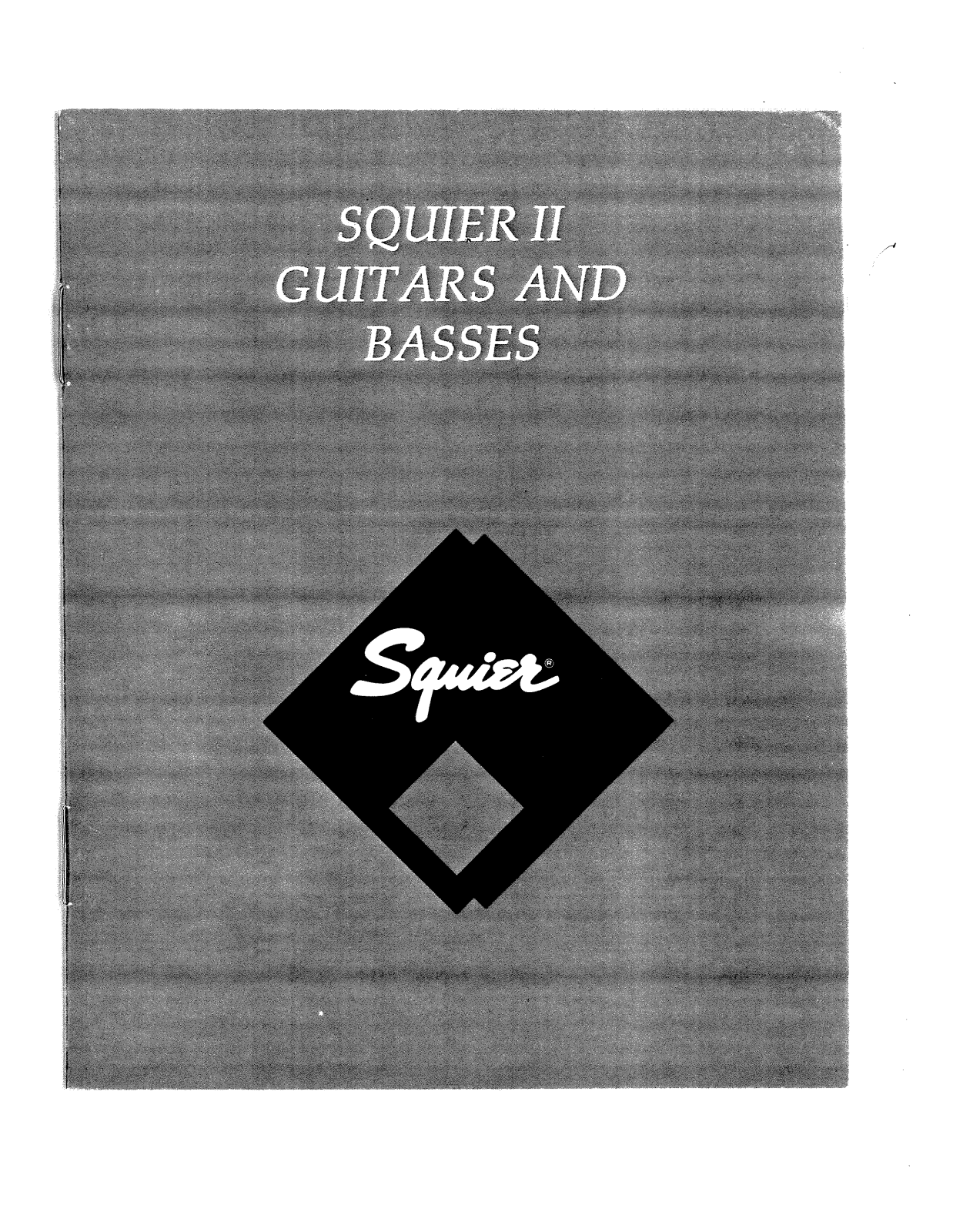 Fender Squier II Guitars and Basses Owner's Manual