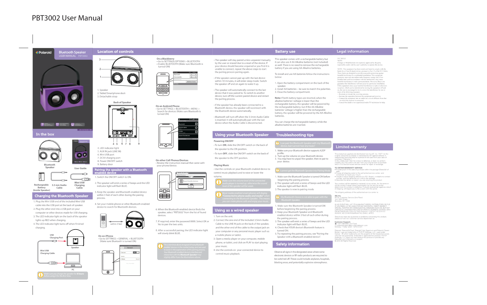 Tonika Electronics Technology TA 336 User Manual