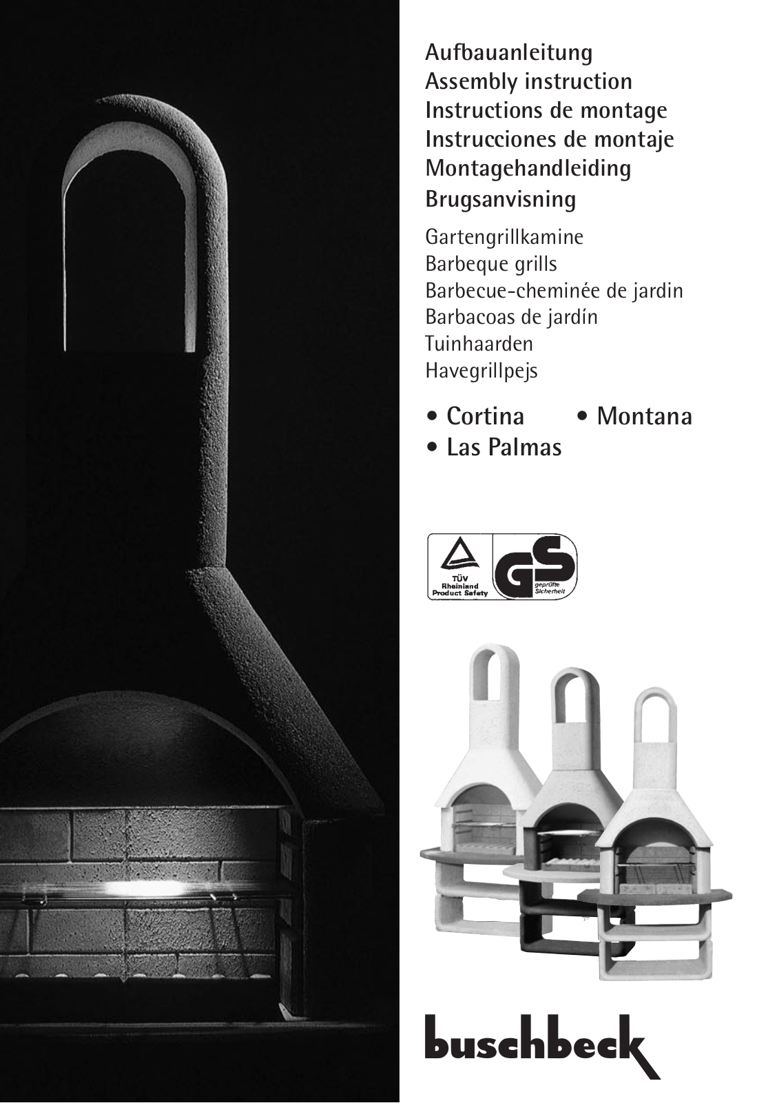 Buschbeck Cortina, Montana, Las Palmas User guide - ManualMachine.com