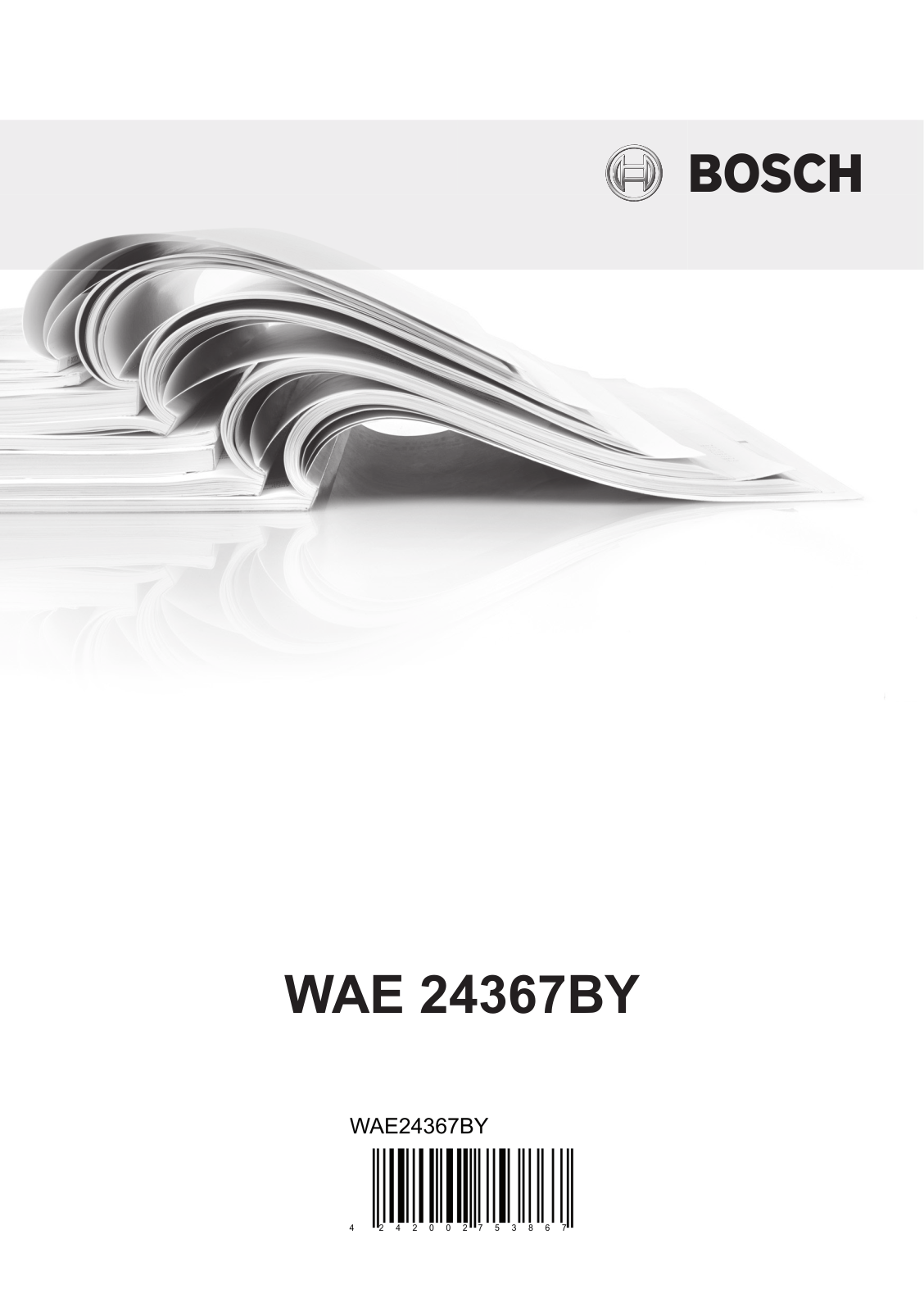 Bosch WAE24367BY User Manual