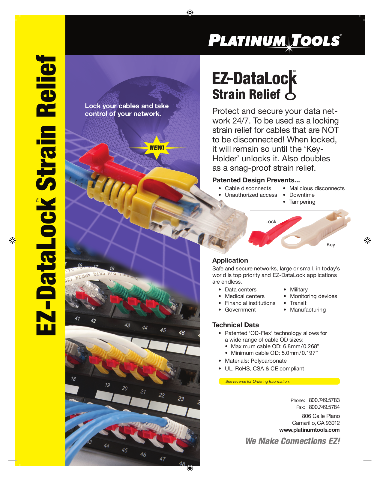 Platinum Tools 100041B-C, 100041BK-C, 100041CL-C, 100041GR-C, 100041GY-C Specsheet