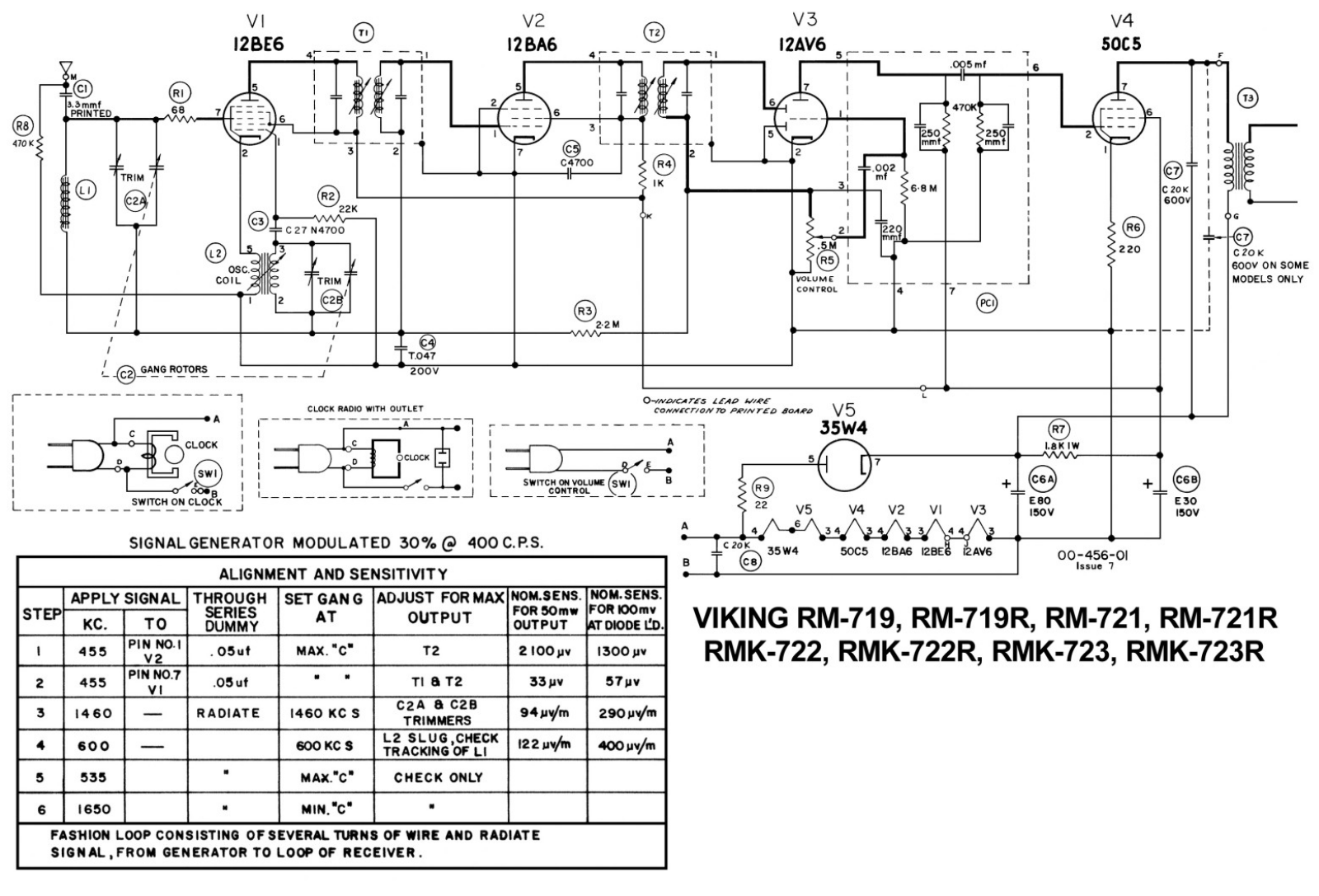 Viking RM-719 Schematic