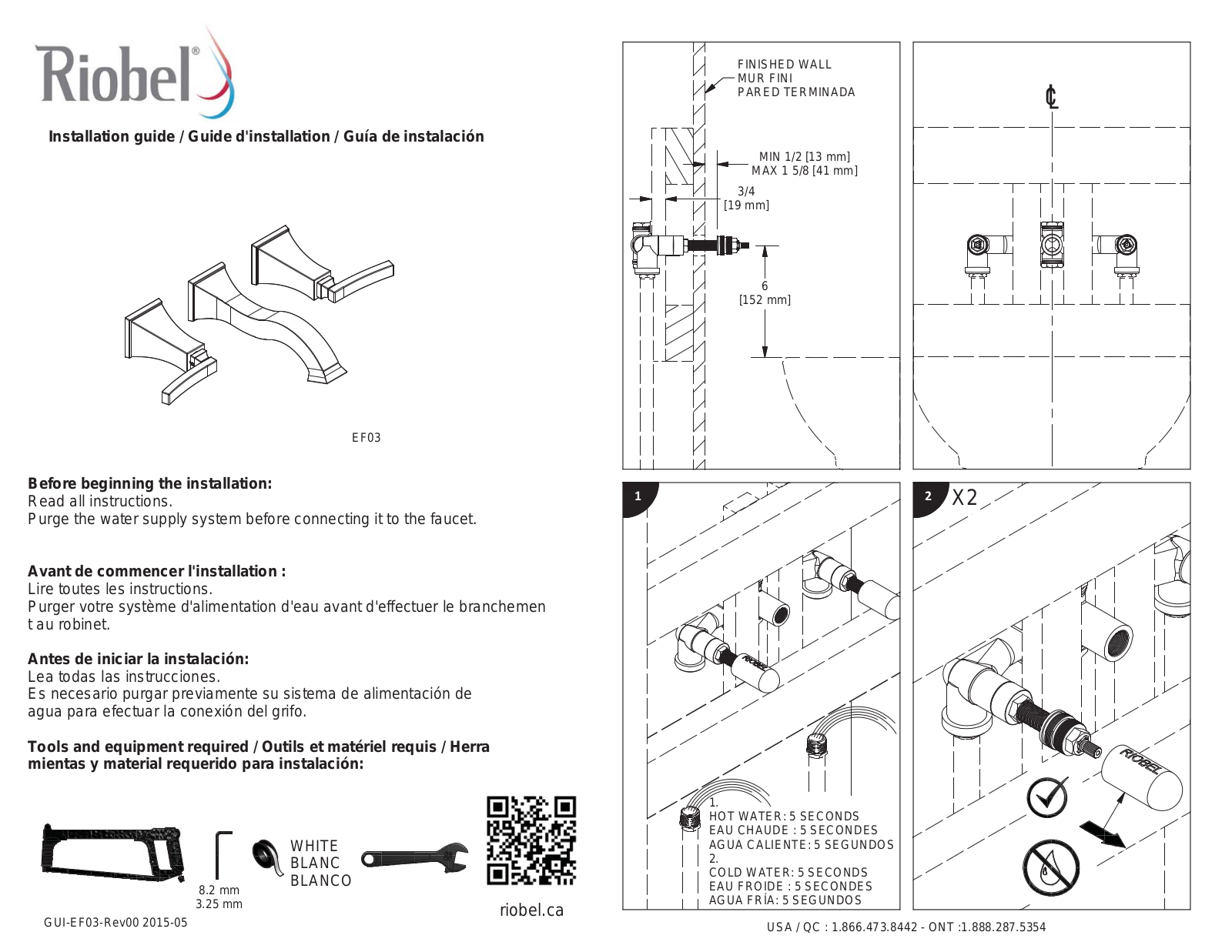 Riobel ROBL1849 Installation & Assembly - ManualMachine.com