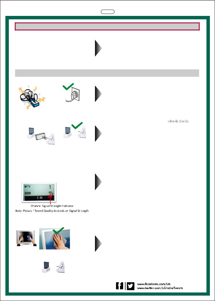 LG 22LN4150 QUICK SETUP GUIDE