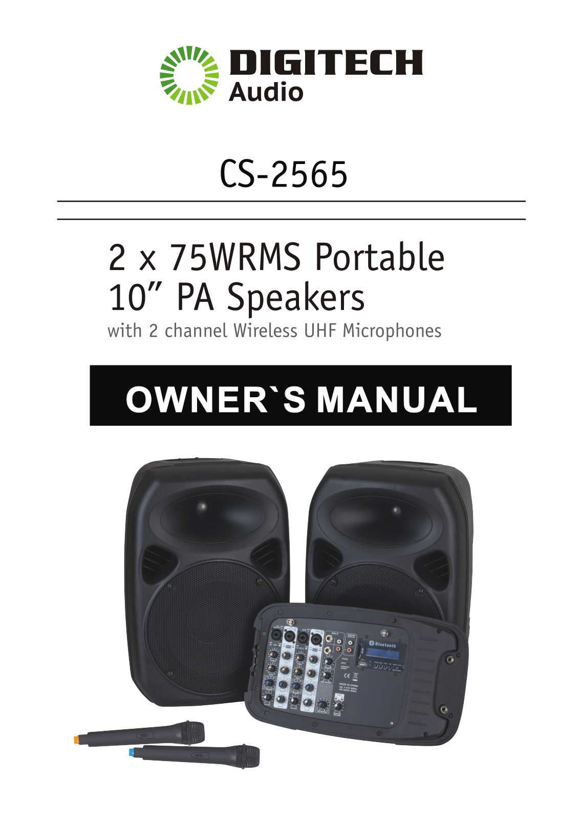 Digitech CS-2565 User Manual