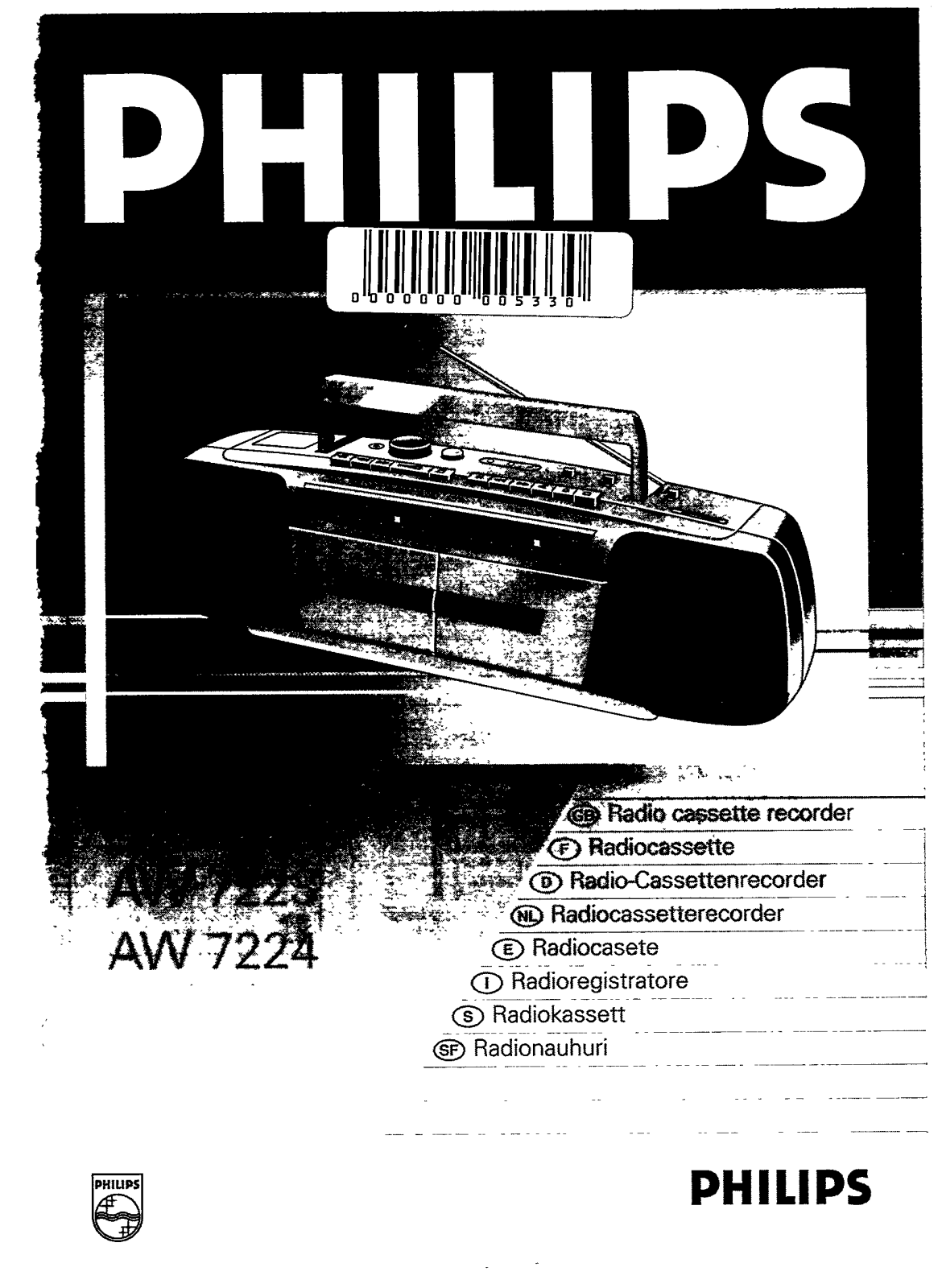 Philips AW7224/05, AW7224/00, AW7224, AW7223/01, AW7220/10 User Manual