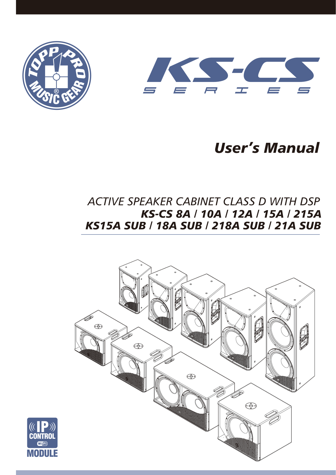 Topp Pro KS-CS 8A, KS-CS 10A, KS-CS 12A, KS-CS 15A, KS-CS 215A User manual